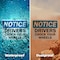Signmission OSHA Notice Decal - Drivers Chock Your Wheels OSHA Notice Sign, Vinyl Decal, 14in W x 10in L, 2PK OS-2PACK-NS-D-1014-L-19534 - alternate 2